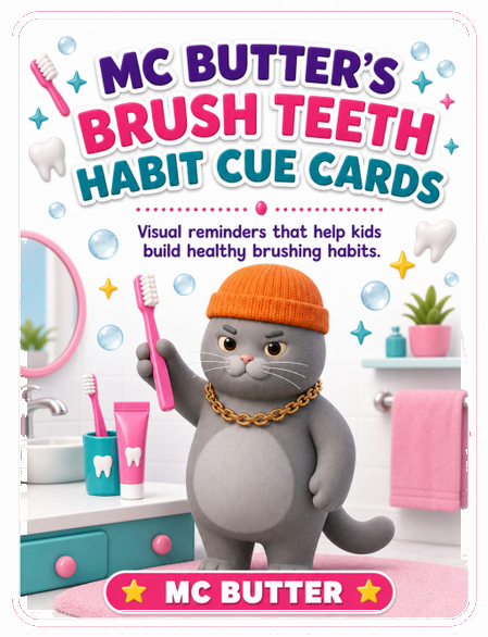 Brush Teeth Habit Cue Cards preview