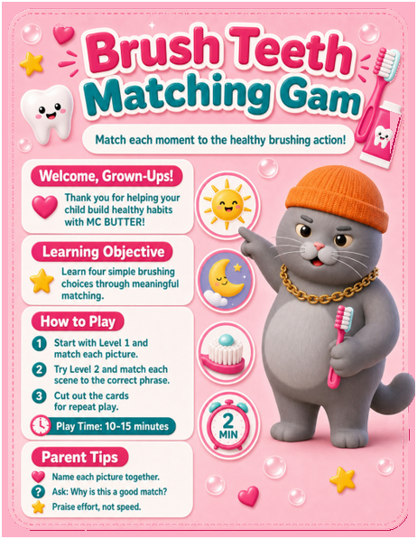 Brush Teeth Matching Game preview